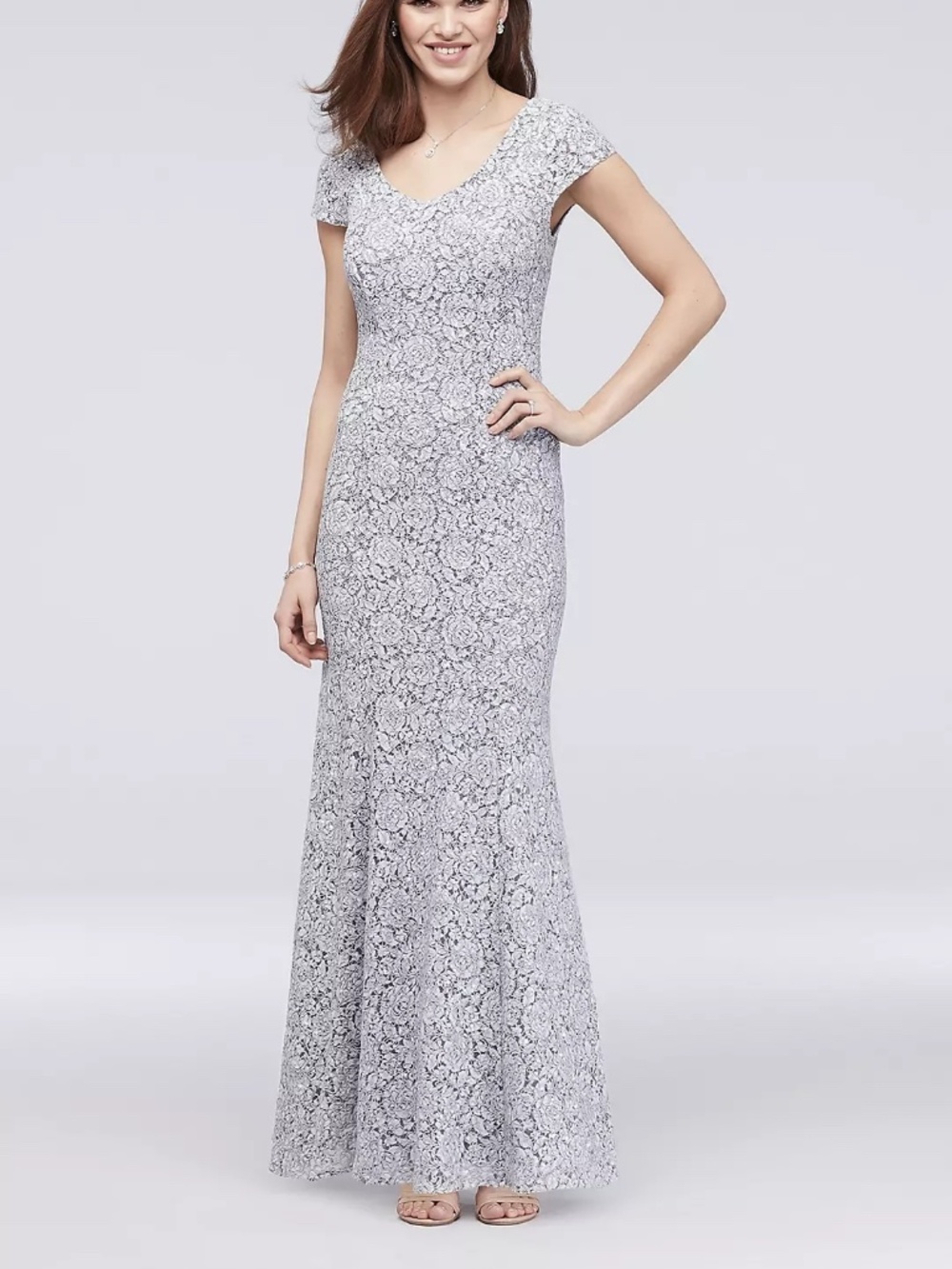 ALEX EVENINGS Evening Gown Formal Dress Size 8 Weddings Mother of the Bride Prom